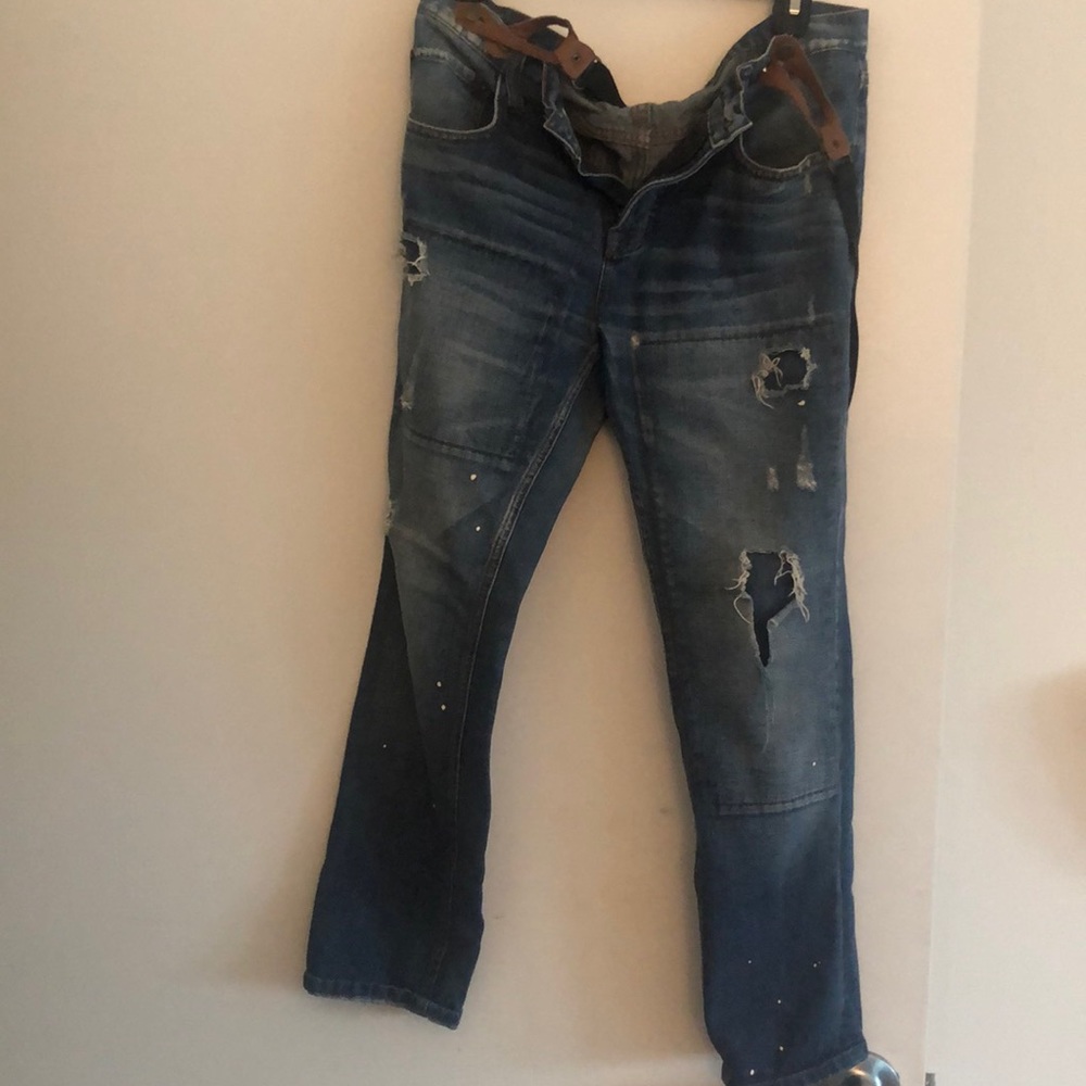 Fun, comfy BDG jeans with optional suspenders!